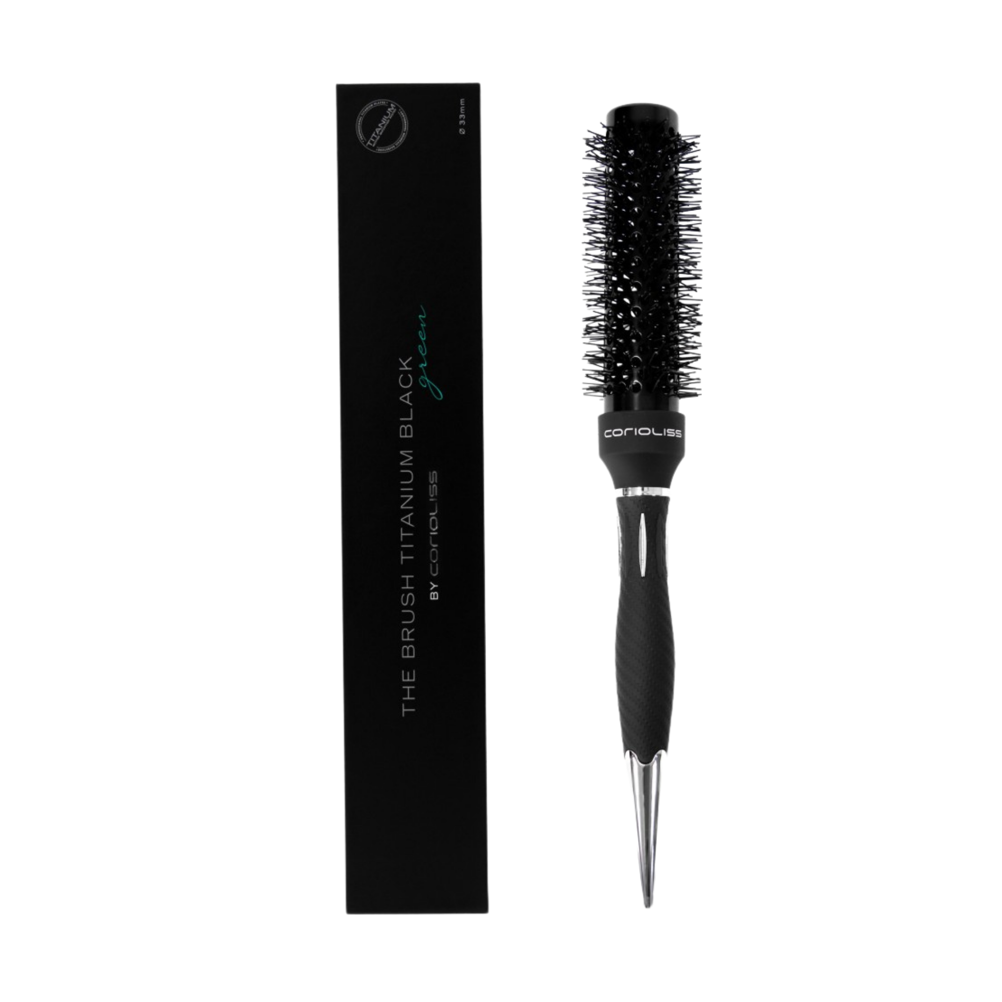 Corioliss Blow-Dry Brush 33 mm - Titanium Black Green