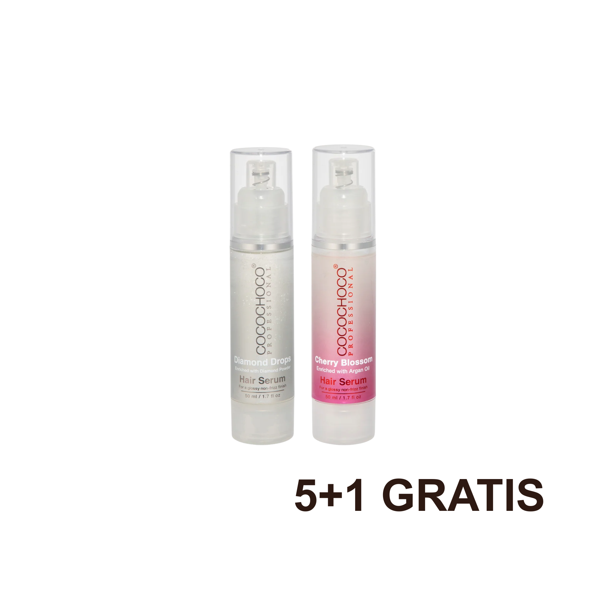 5+1 GRATIS Cocochoco Cherry Blossom serum za kosu 50 ml i Cocochoco Diamond Drops serum za kosu 50 ml po izboru