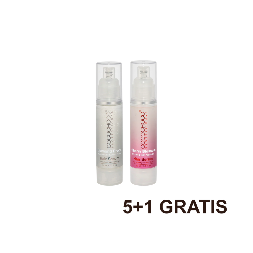 5+1 GRATIS Cocochoco Cherry Blossom serum za kosu 50 ml i Cocochoco Diamond Drops serum za kosu 50 ml po izboru