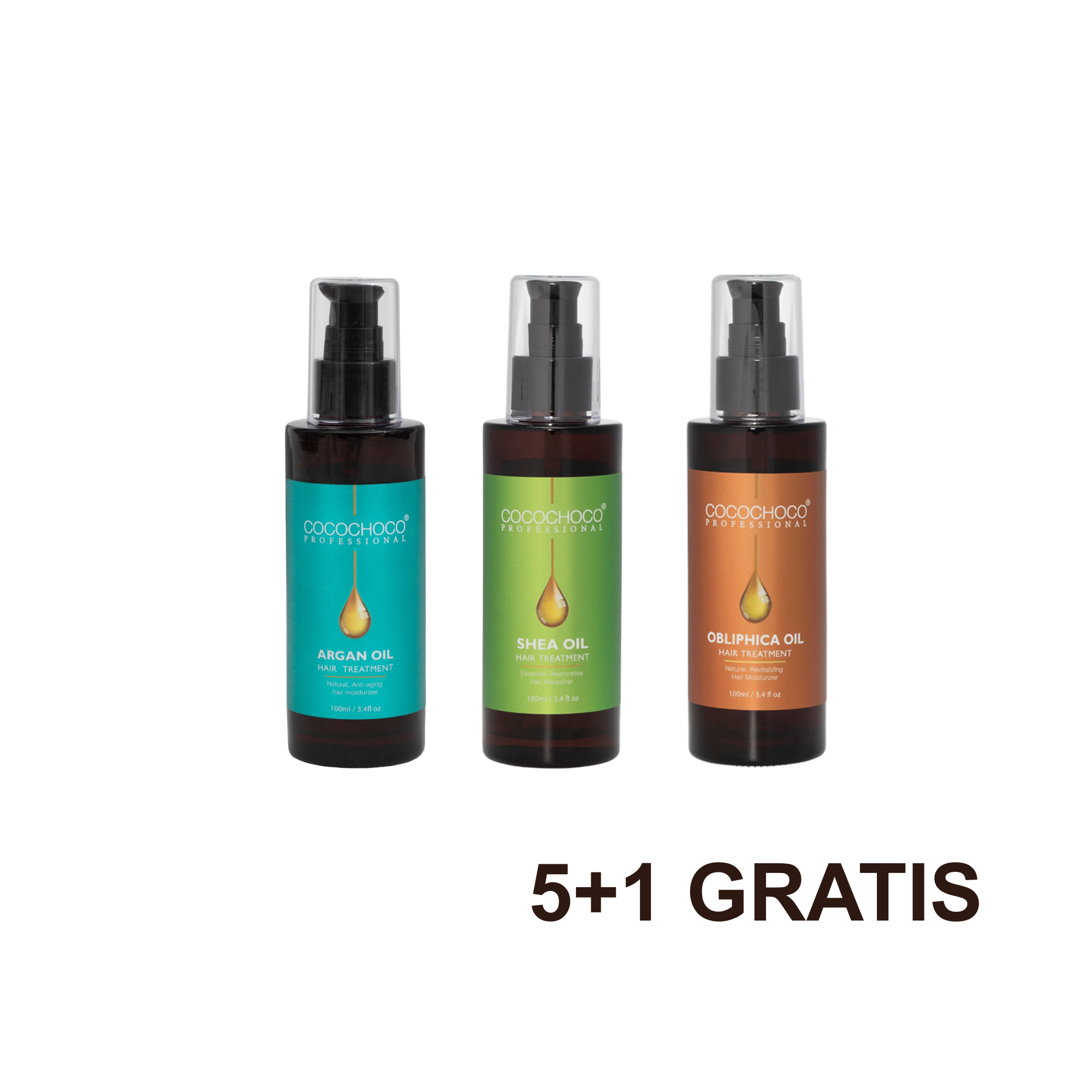 4+1 FREE Cocochoco Argan Oil 100 ml