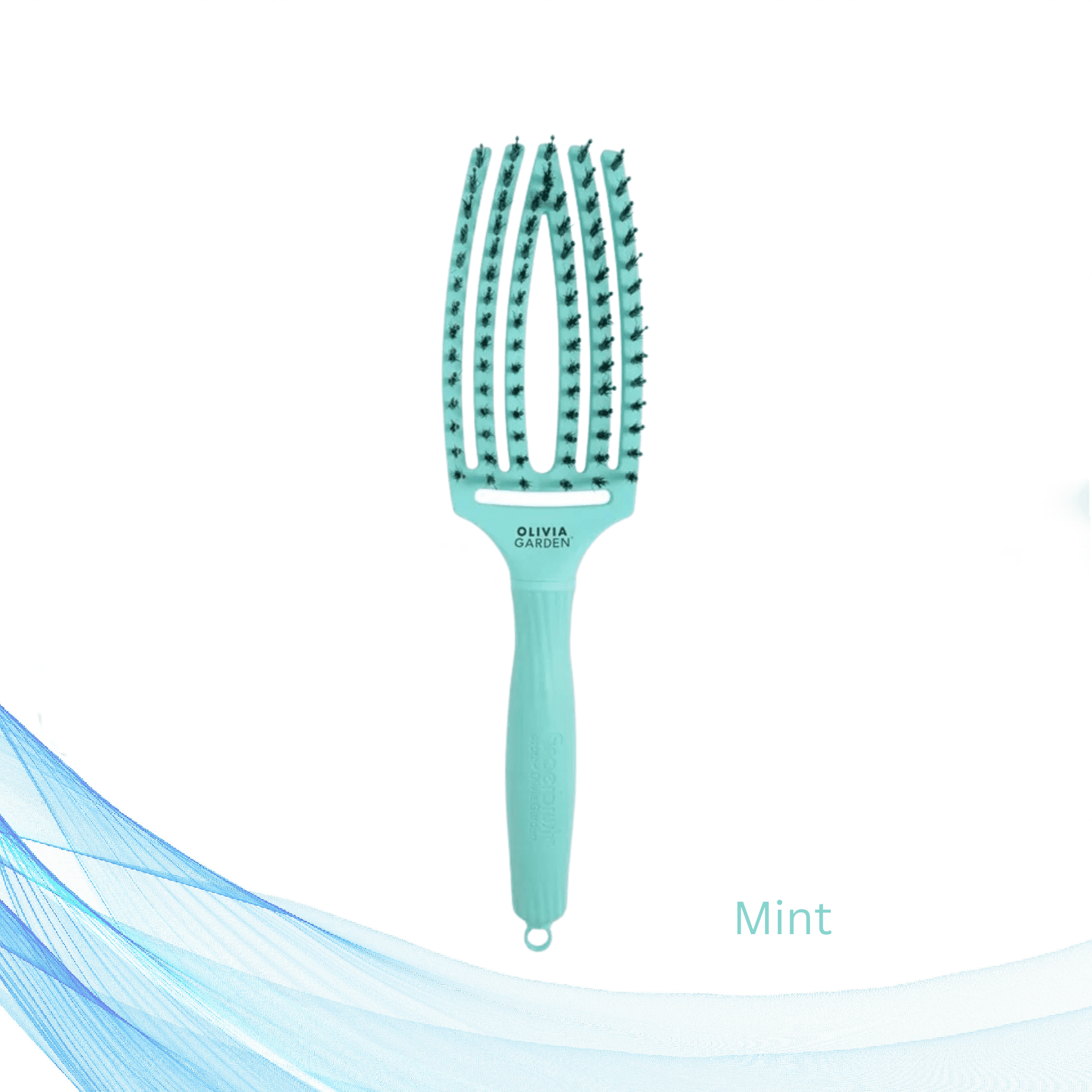 Olivia Garden Fingerbrush četka za kosu Medium -  mint