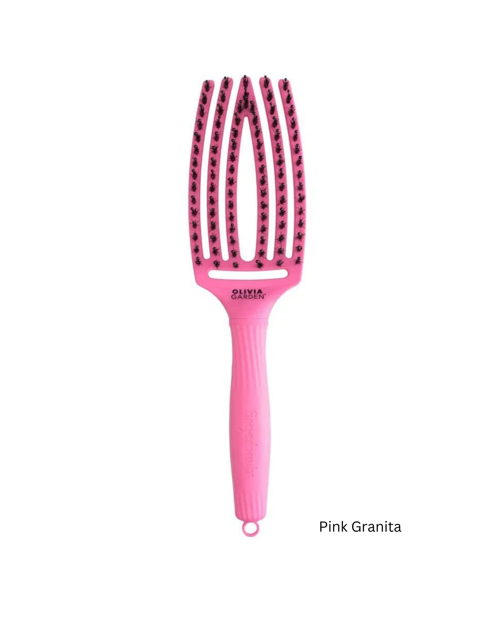 Olivia Garden Fingerbrush  pink četka za kosu Medium