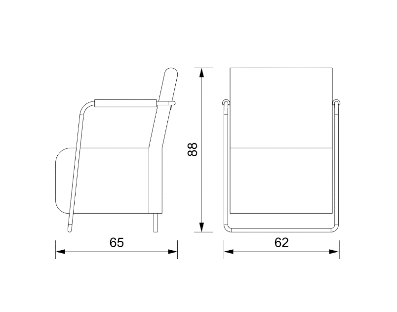 Fotelja za čekaonicu CU29