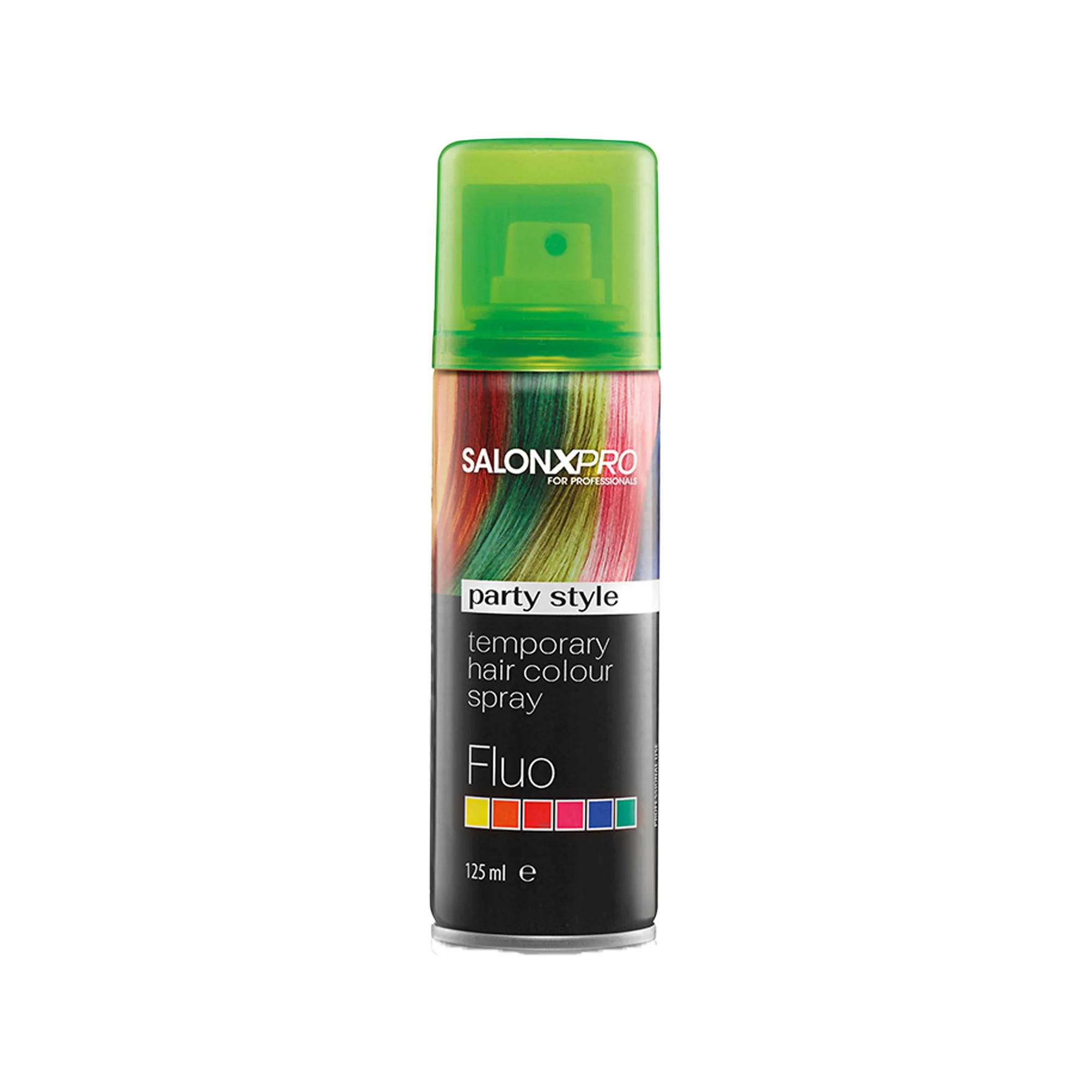 Xanipro sprej za privremeno bojanje kose Fluo Green 125 ml
