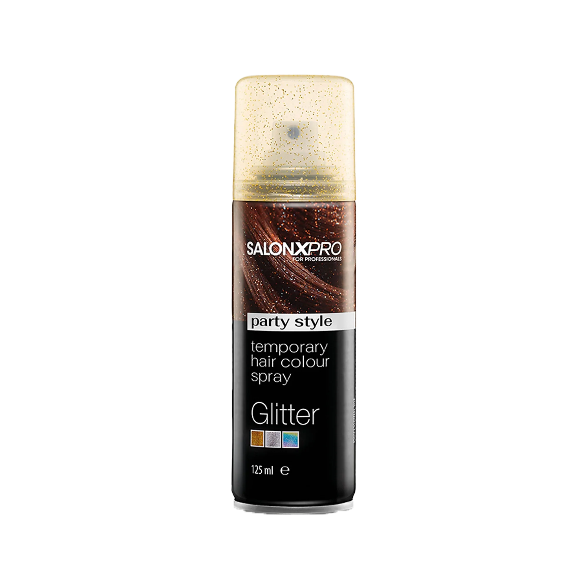 Xanipro zlatni glitter sprej za kosu 125 ml