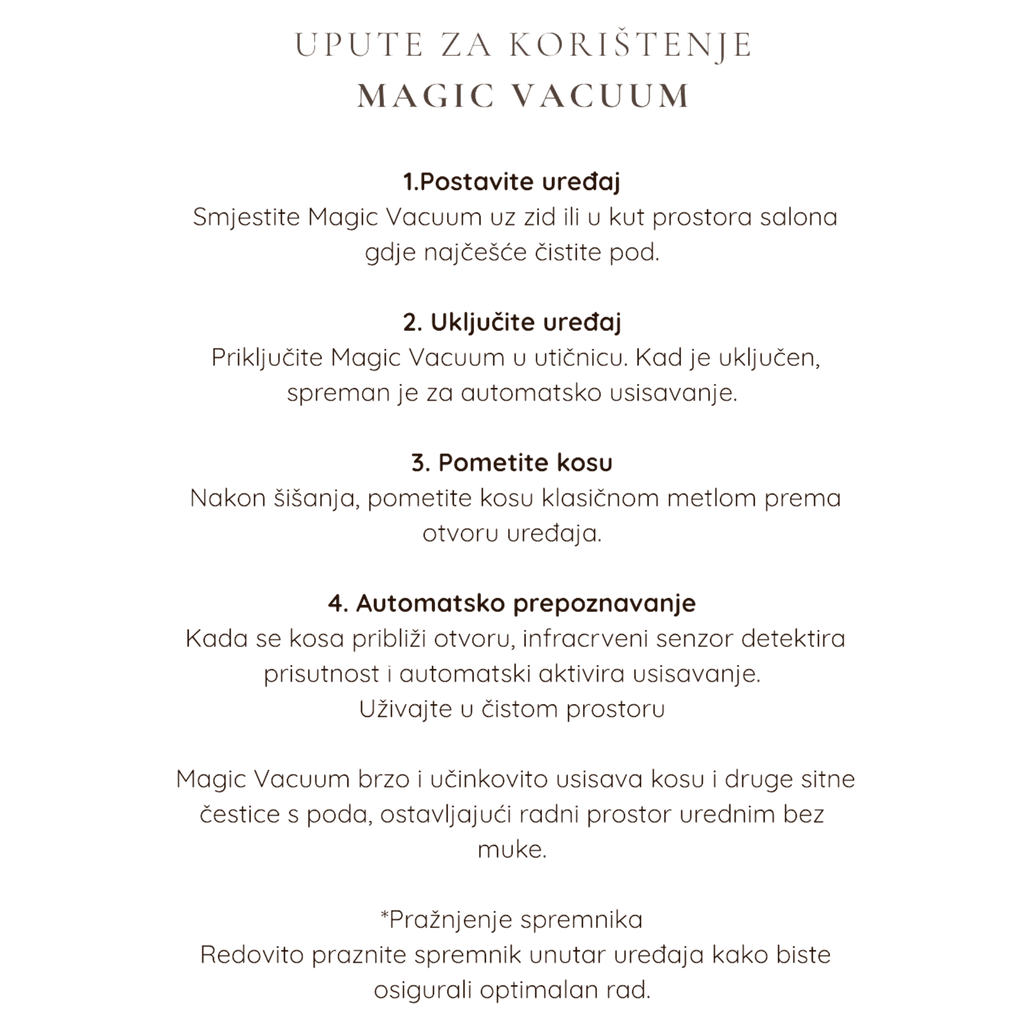 Magic Vacuum - automatski usisavač za kosu