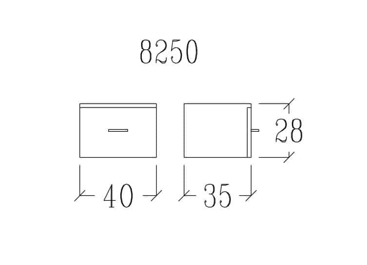 Zidni ormarić Style