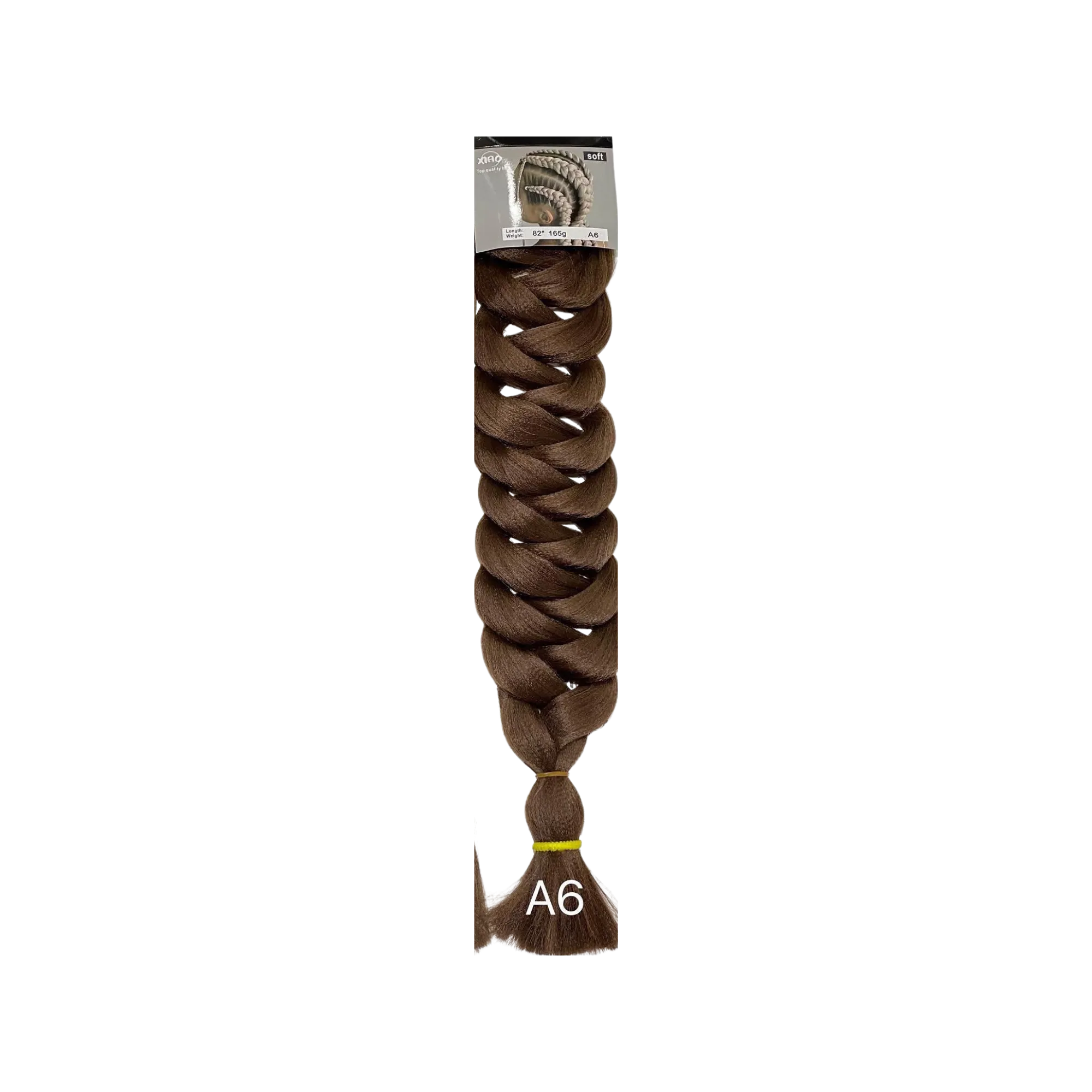 Monochrome kanekalon hair