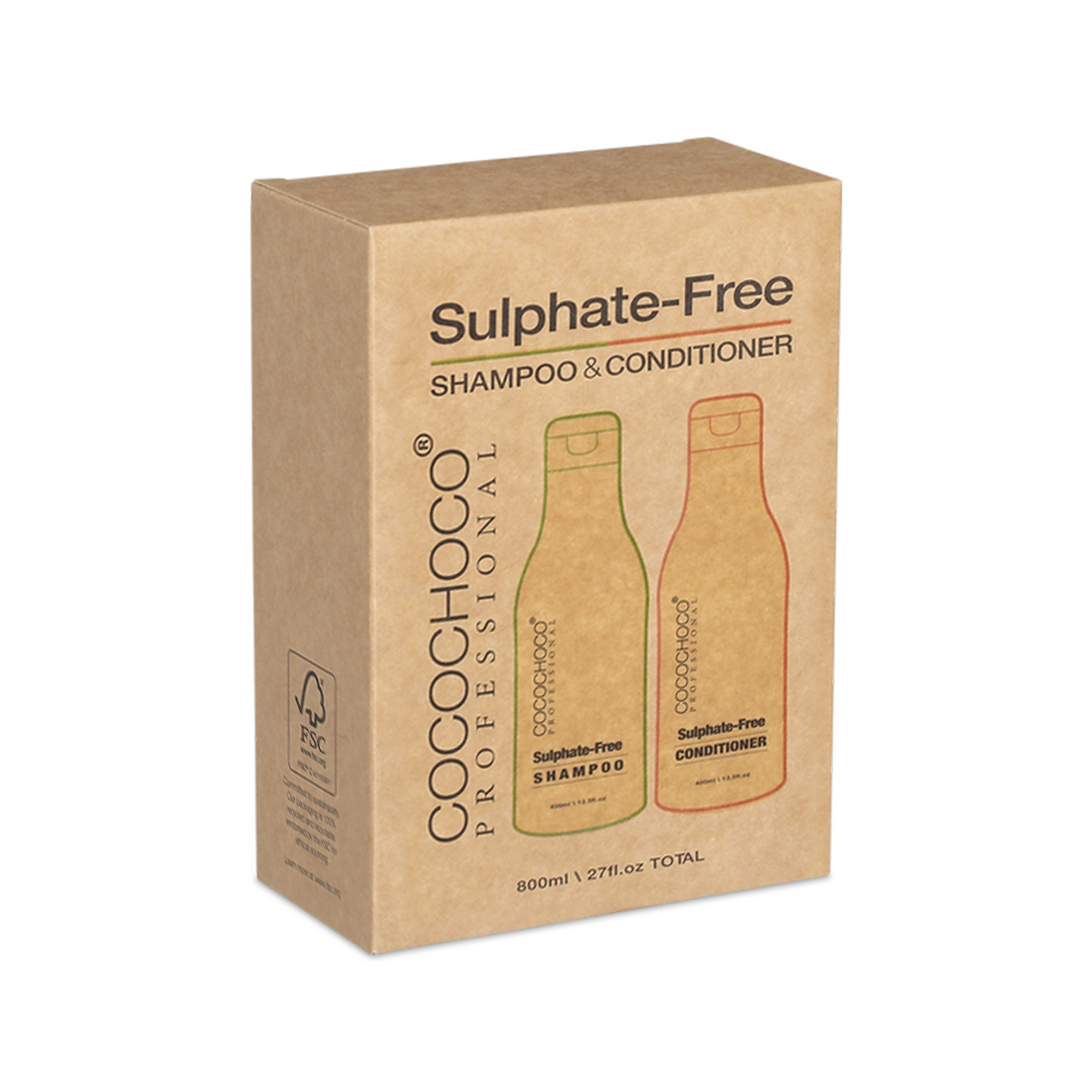 Cocochoco Professional sulfate-free shampoo and conditioner 400 ml