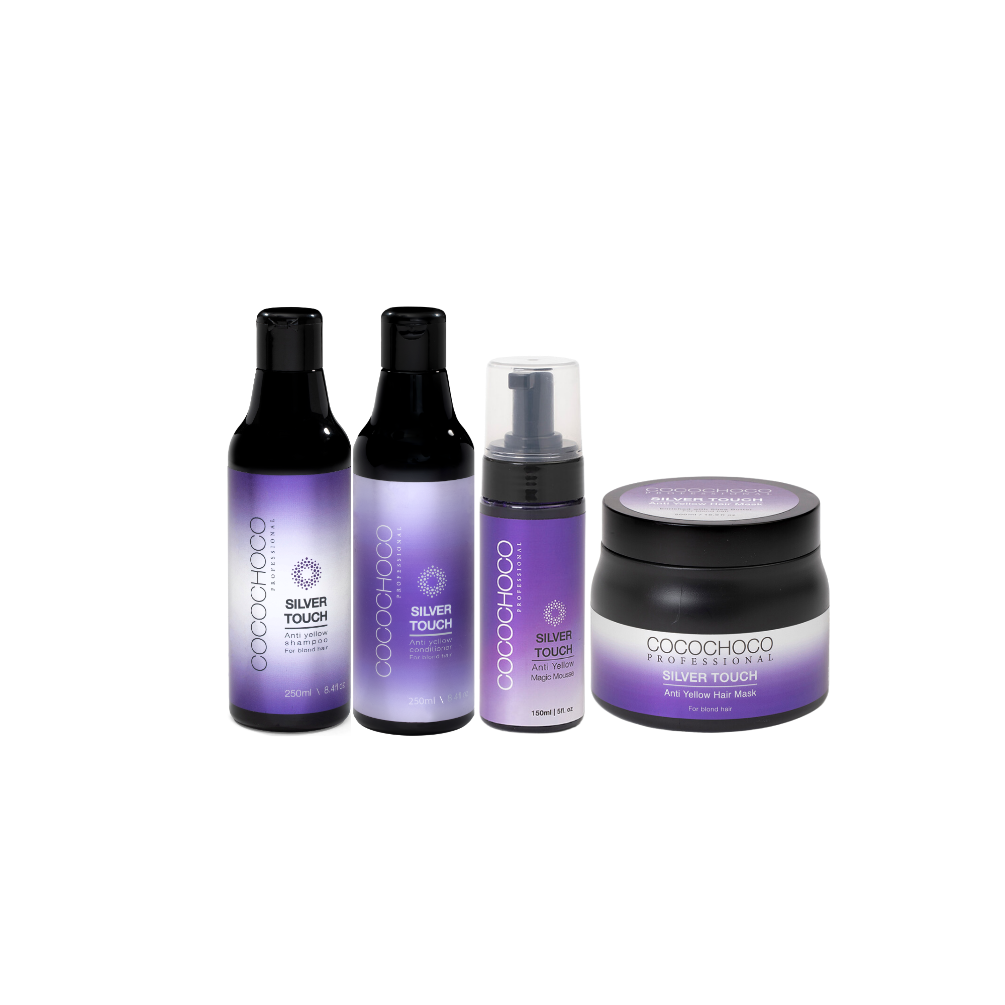 Cocochoco Anti Yellow paket za njegu plave kose