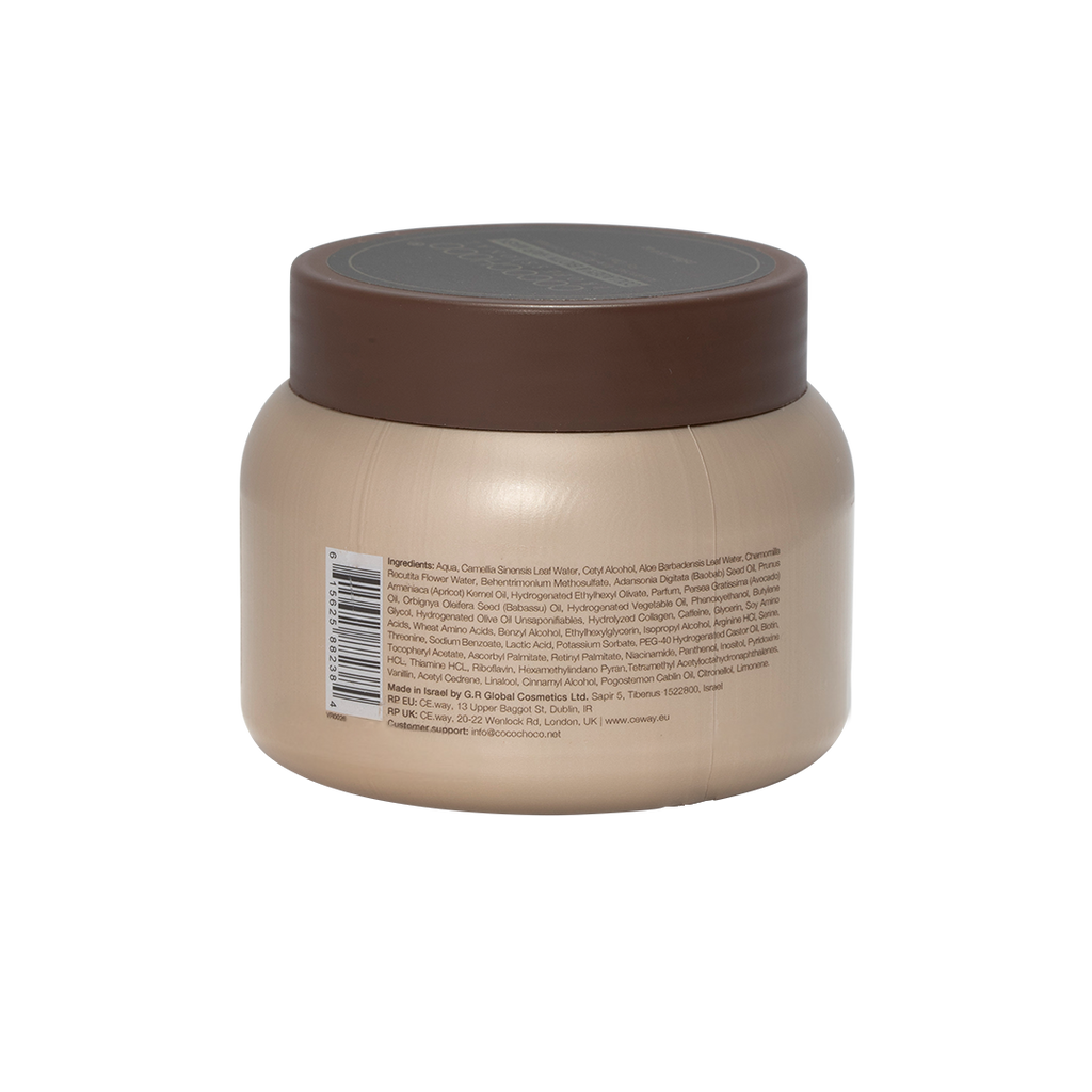 Cocochoco Kolagen & Biotin maska za kosu 250 ml - prikaz deklaracije