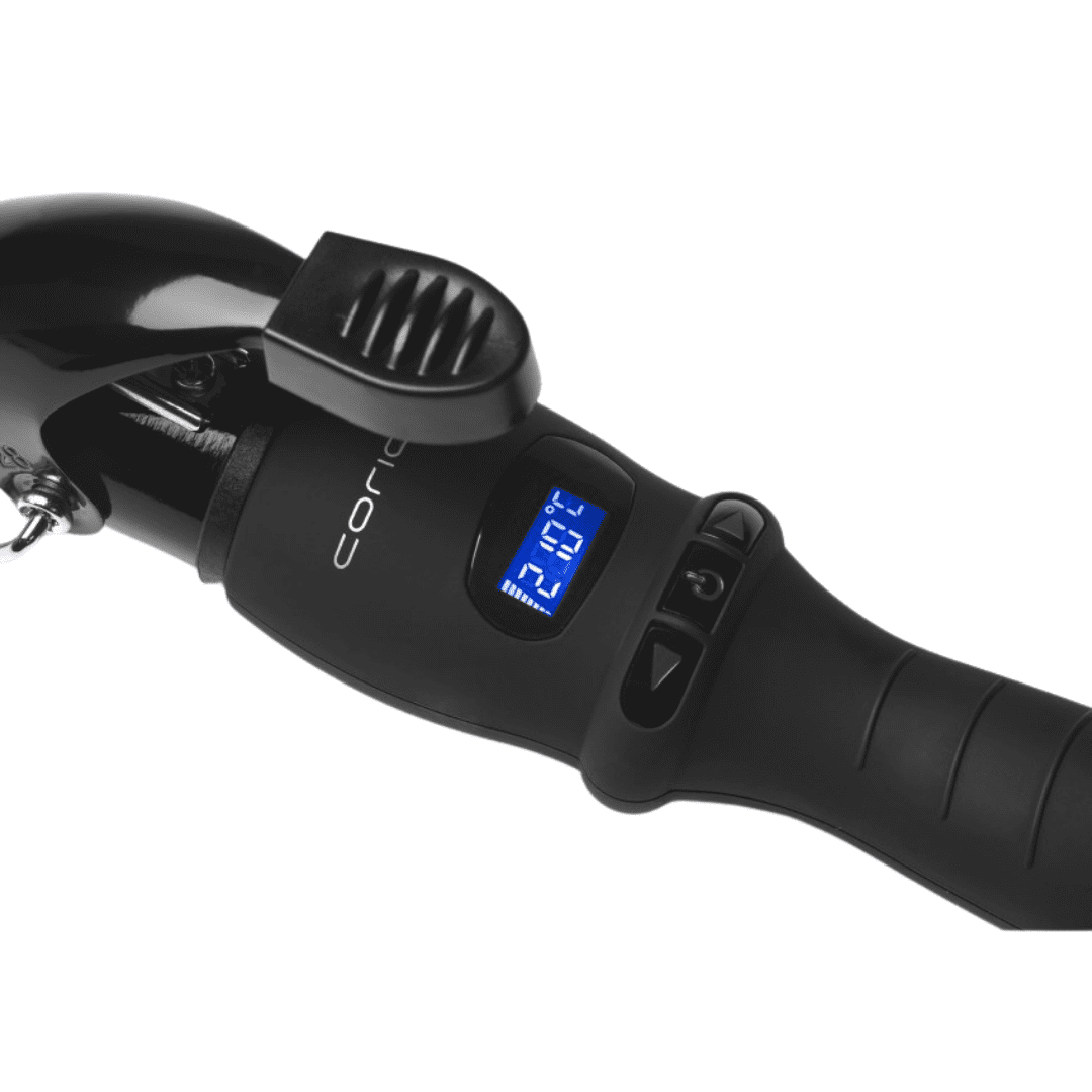 Corioliss X Slim 32 mm uvijač za kosu prikaz kontrole temperature