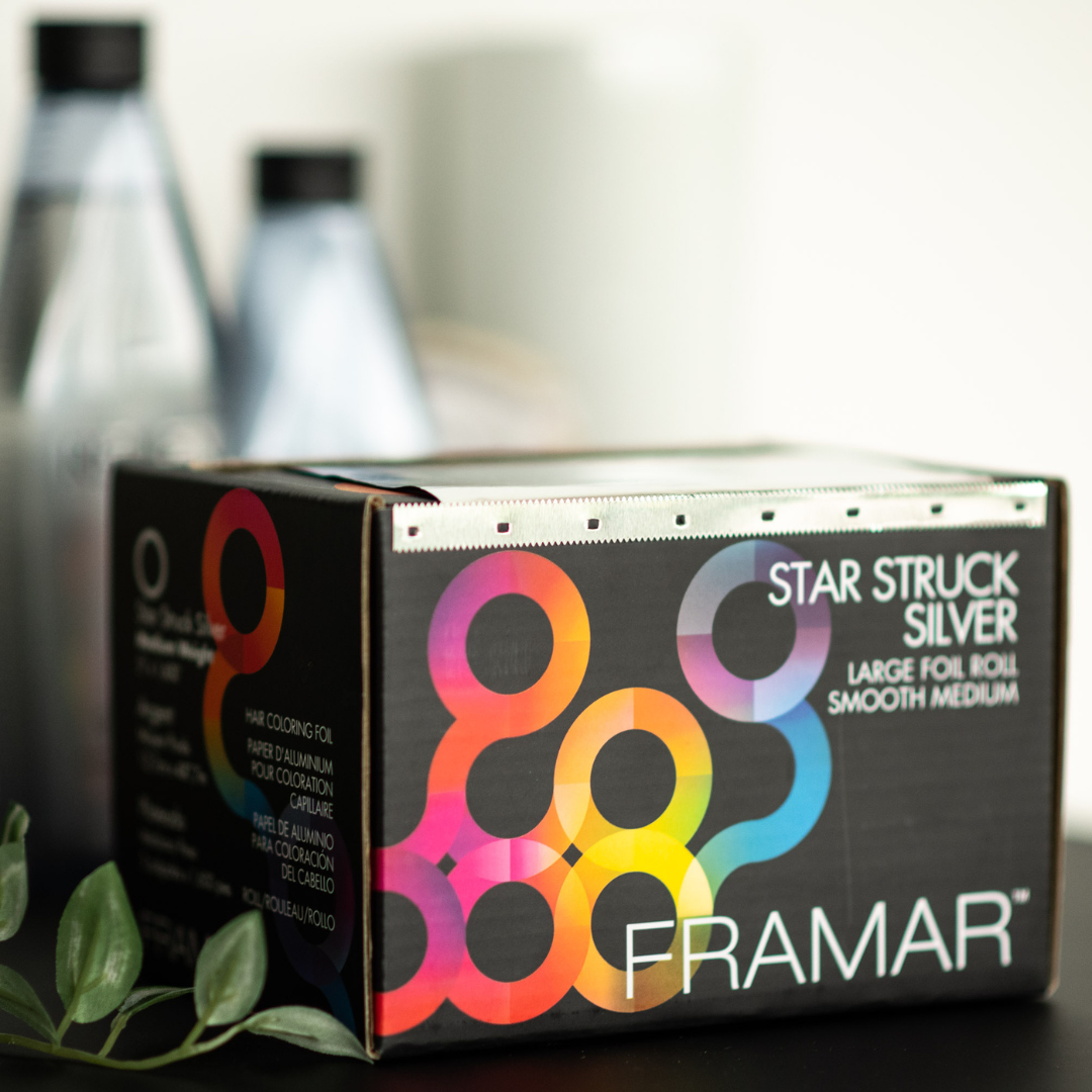 Framar Large roll medium 487,68 m Silver folija