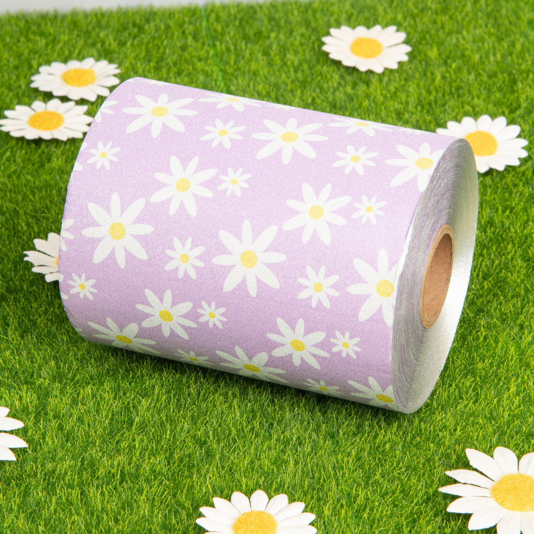 Framar Embossed Roll Medium 97,54 m Whoopsie Daisy – reljefna folija za profesionalnu upotrebu u salonu