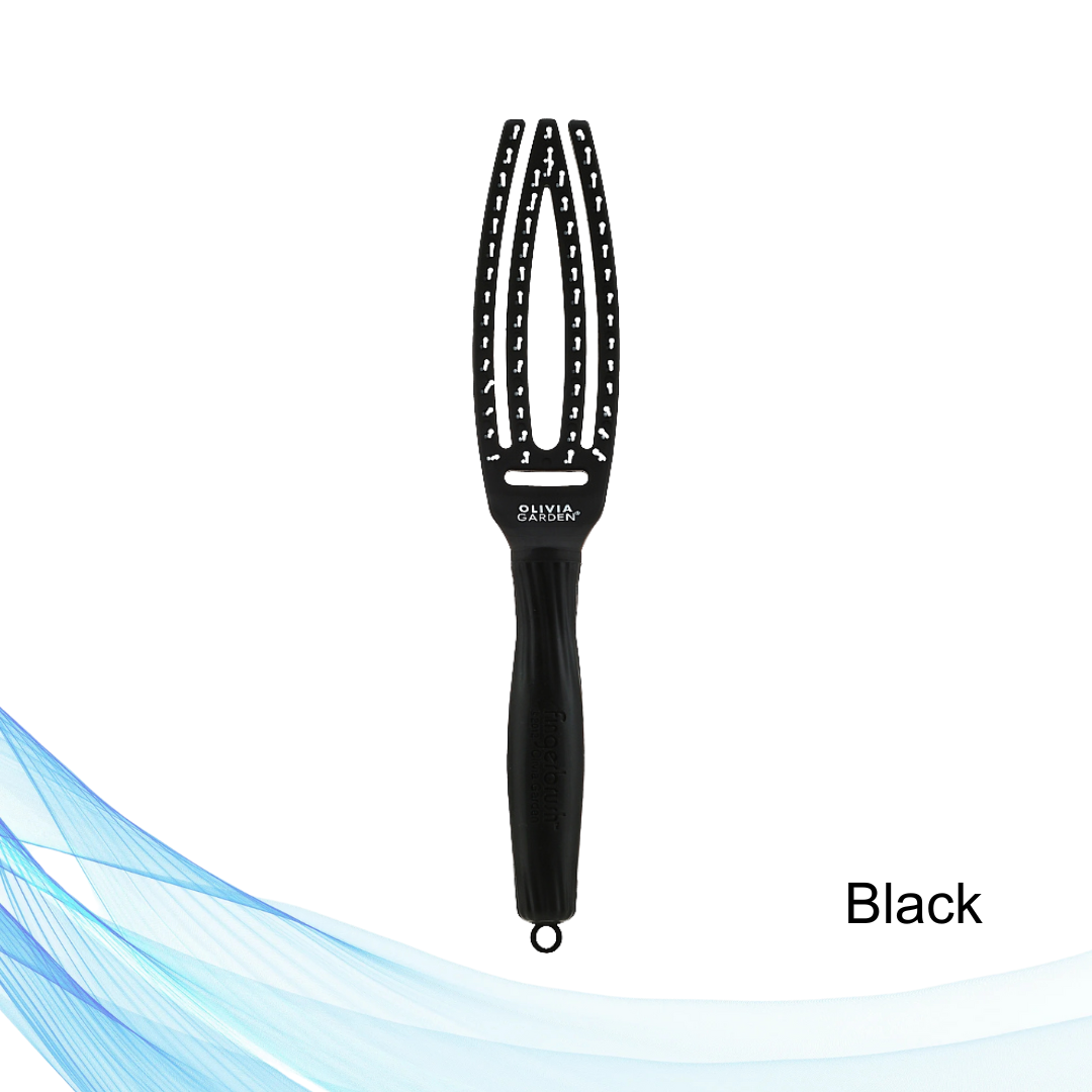 Olivia Garden Fingerbrush četka za kosu mala crna