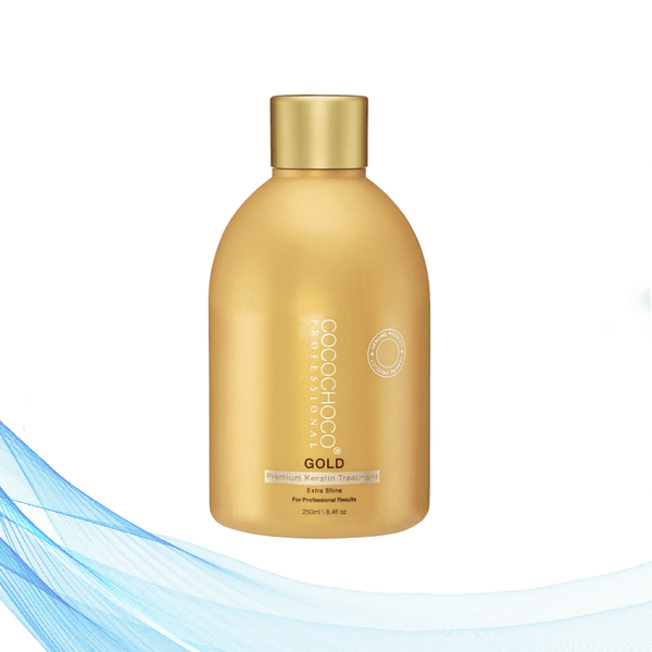 COCOCHOCO Gold Keratin Hair Treatment 250 ml - Long-Lasting Glossy Finish