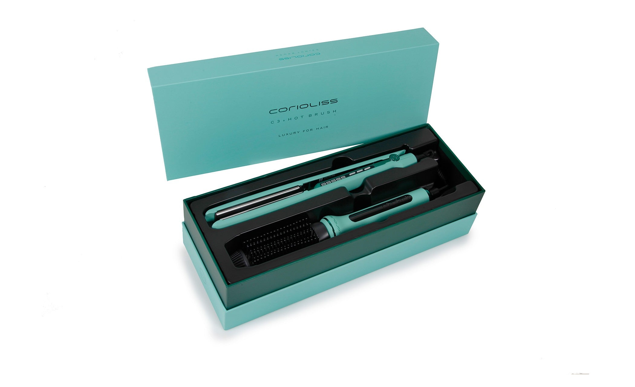 Corioliss Mint Green set C3 Pegla i Hot Brush