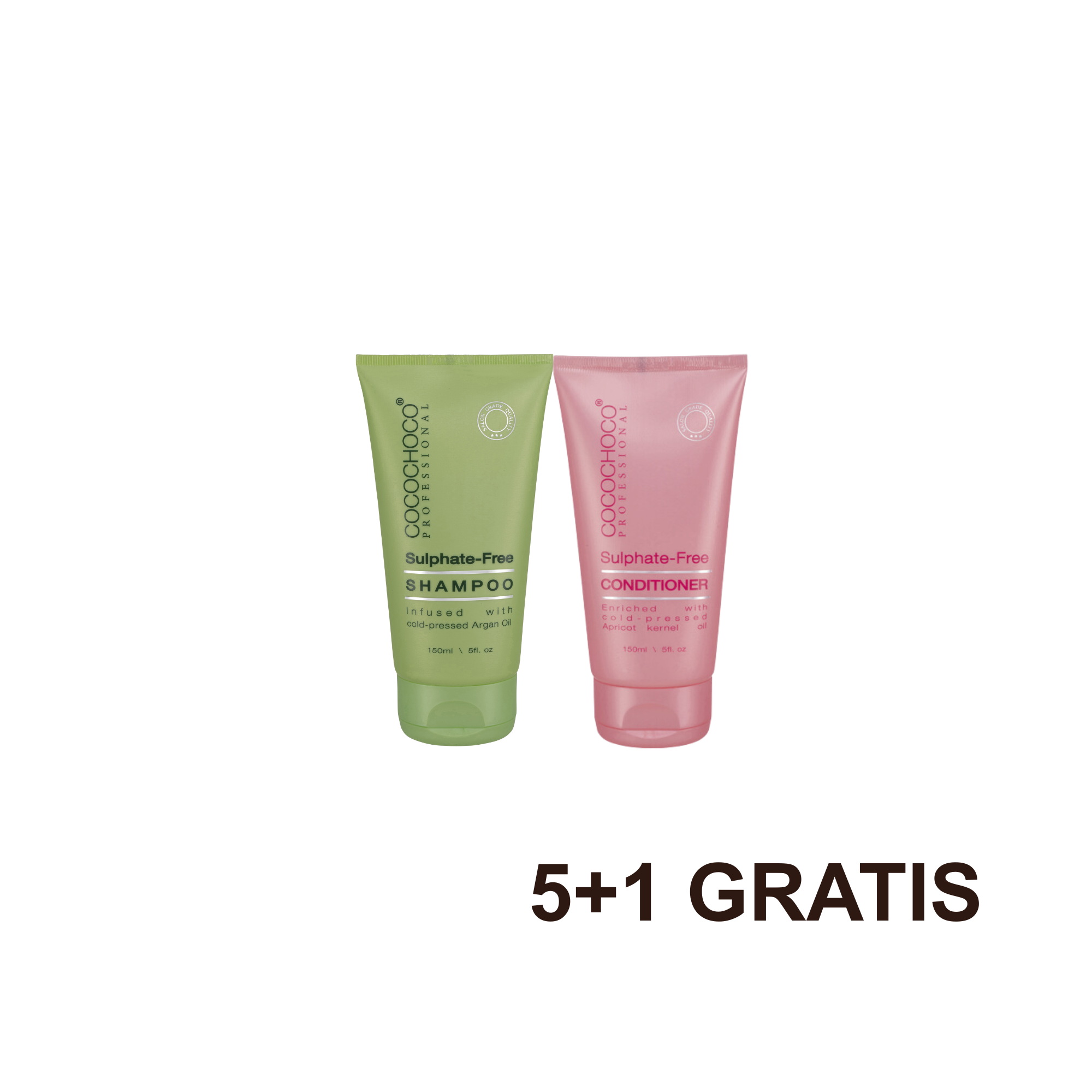 5+1 GRATIS Cocochoco šampon bez sulfata 150 ml i regenerator bez sulfata 150 ml po izboru