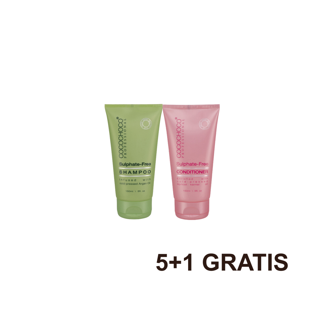 5+1 GRATIS Cocochoco šampon bez sulfata 150 ml i regenerator bez sulfata 150 ml po izboru