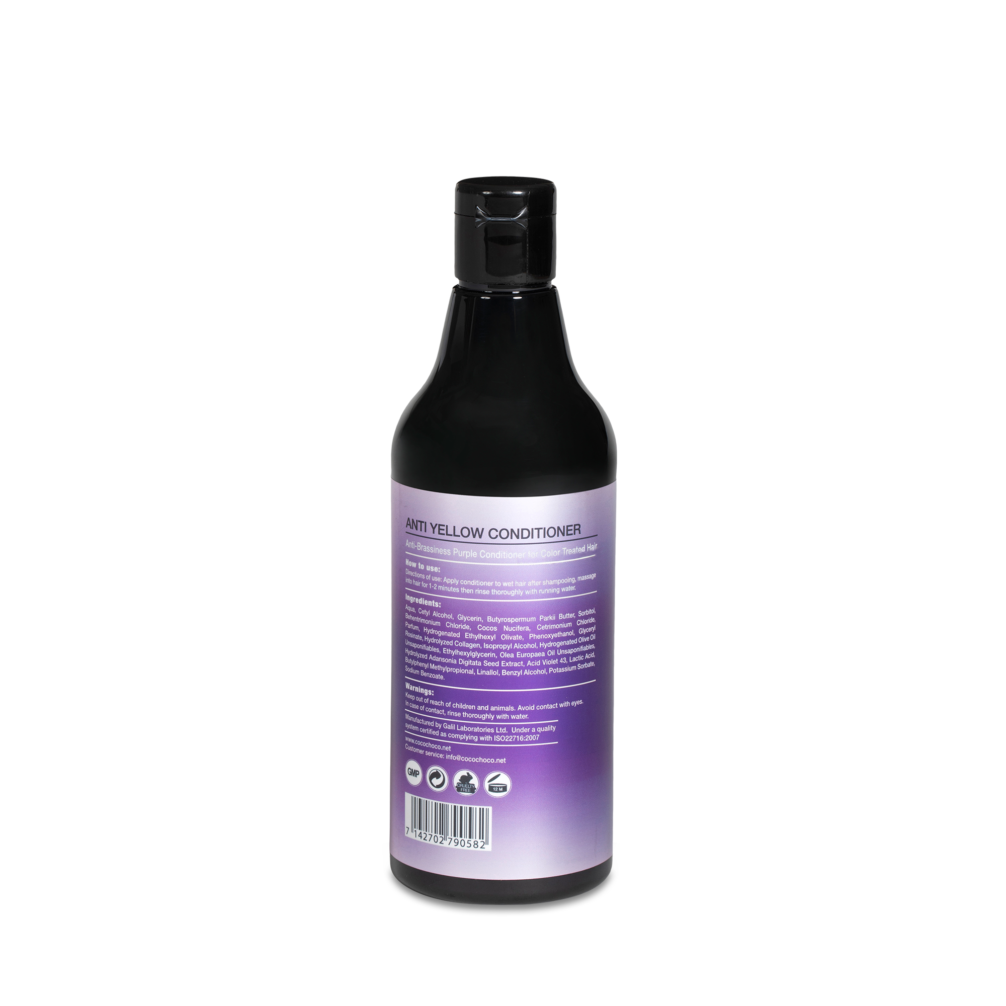 Cocochoco Anti yellow Silver Touch balzam brez sulfatov za blond lase 500 ml