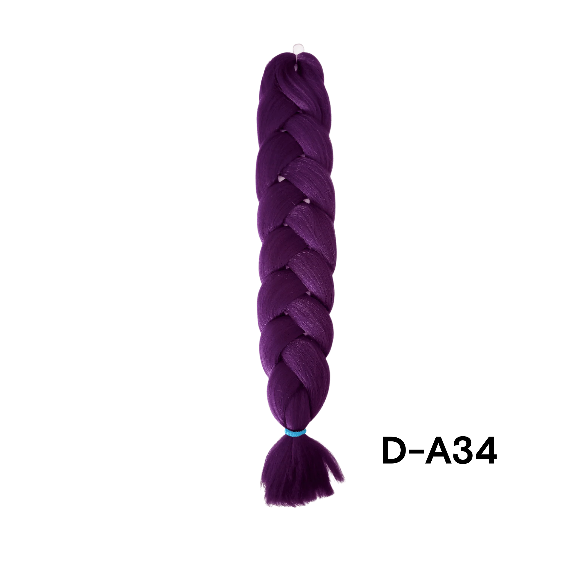 Monochrome kanekalon hair