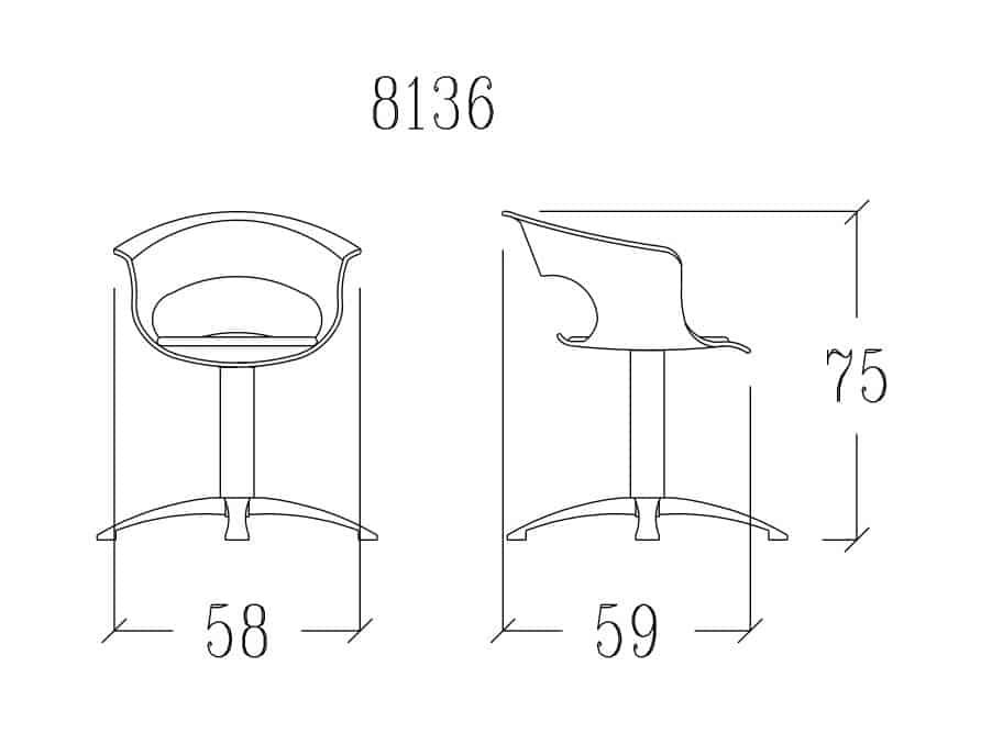 Frizerska stolica Apple