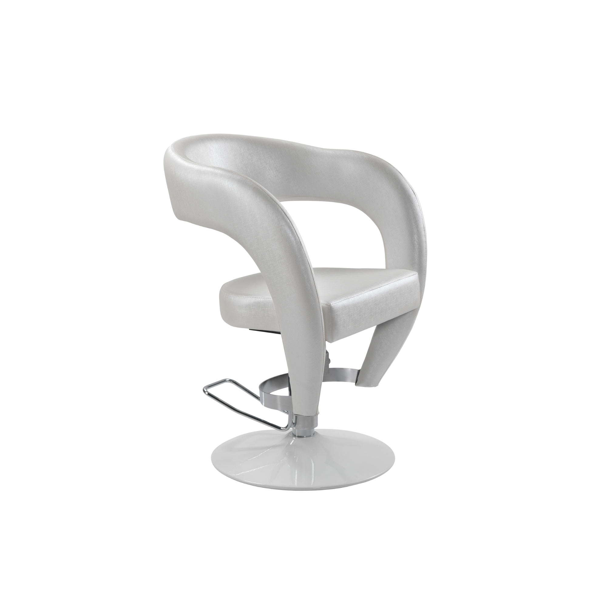 rizerska stolica S-Chair moderna stolica od metala obložena skajem