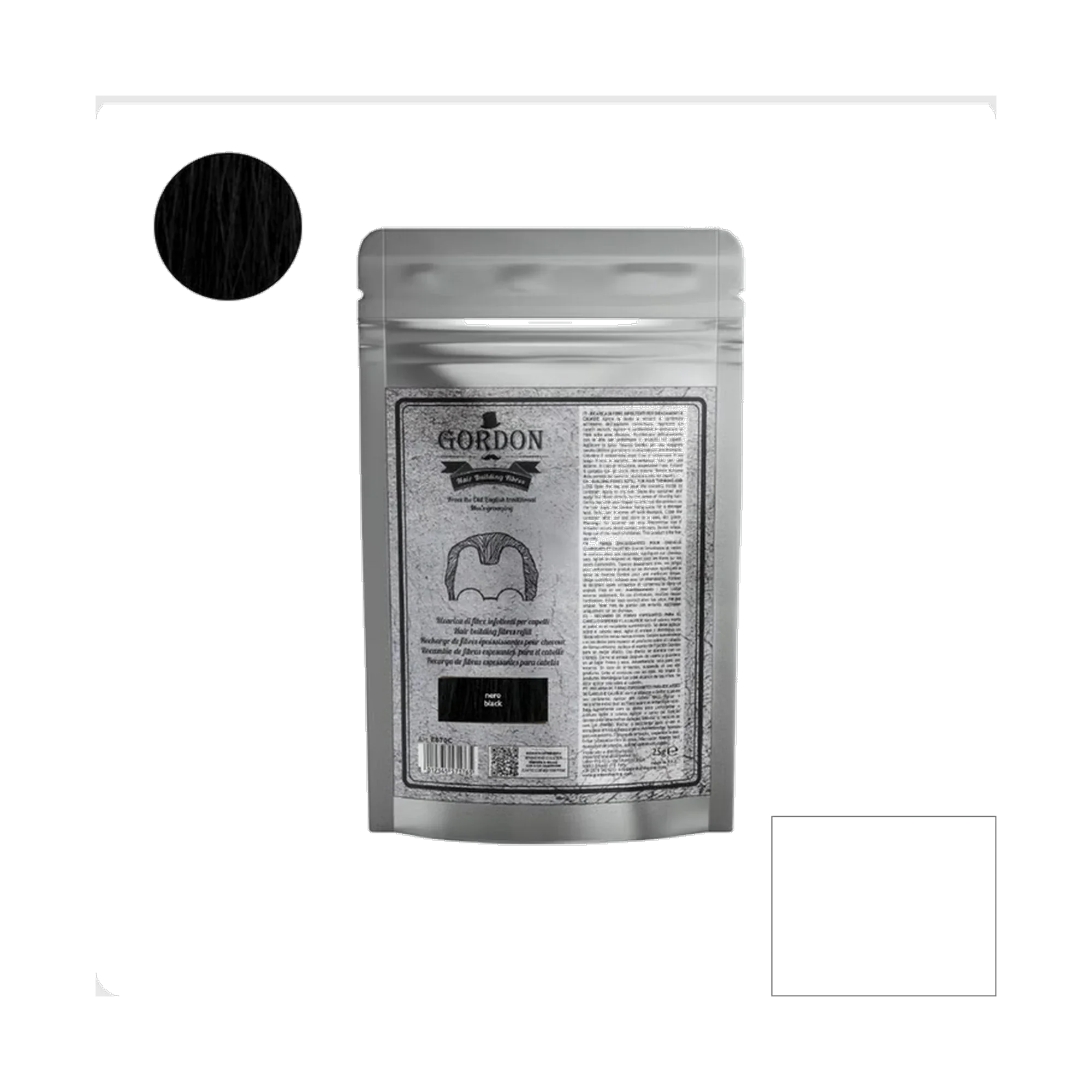 Nadopuna vlakna za kosu BLACK 25GR
