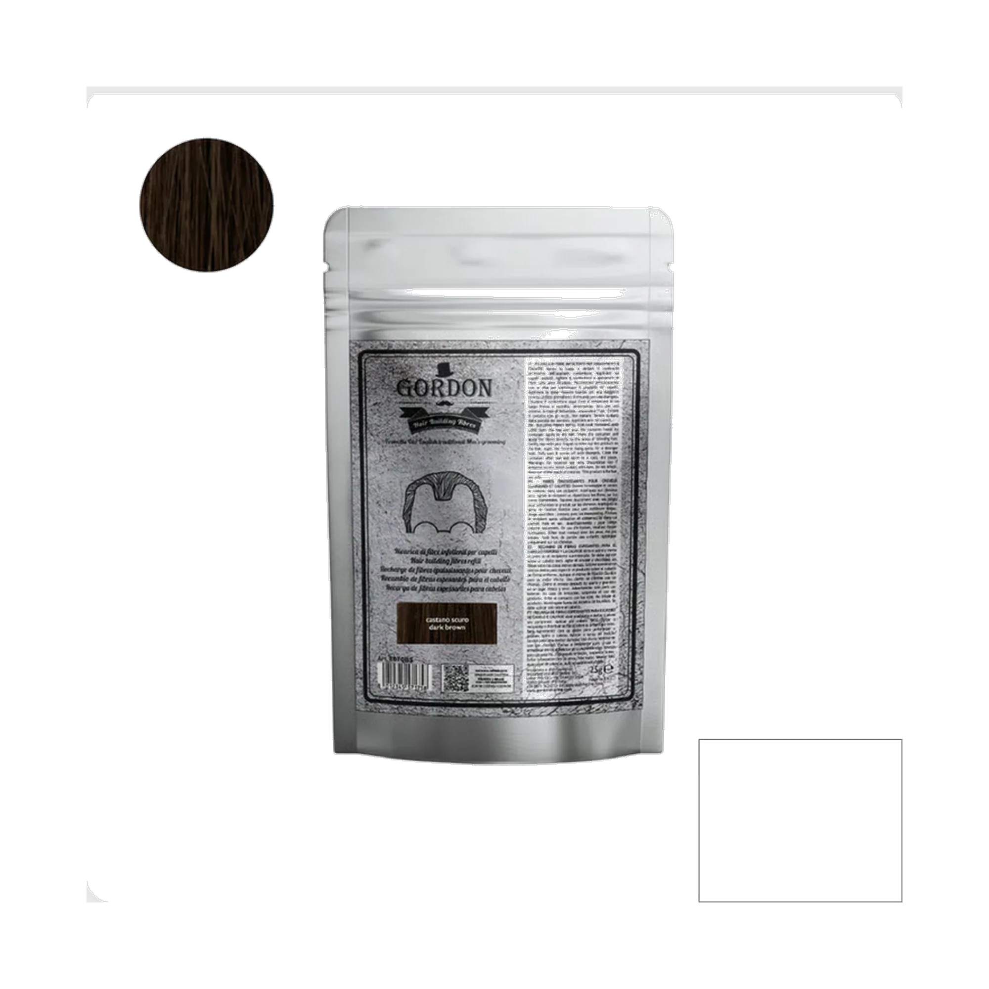 Nadopuna vlakna za kosu DARK BROWN 25GR