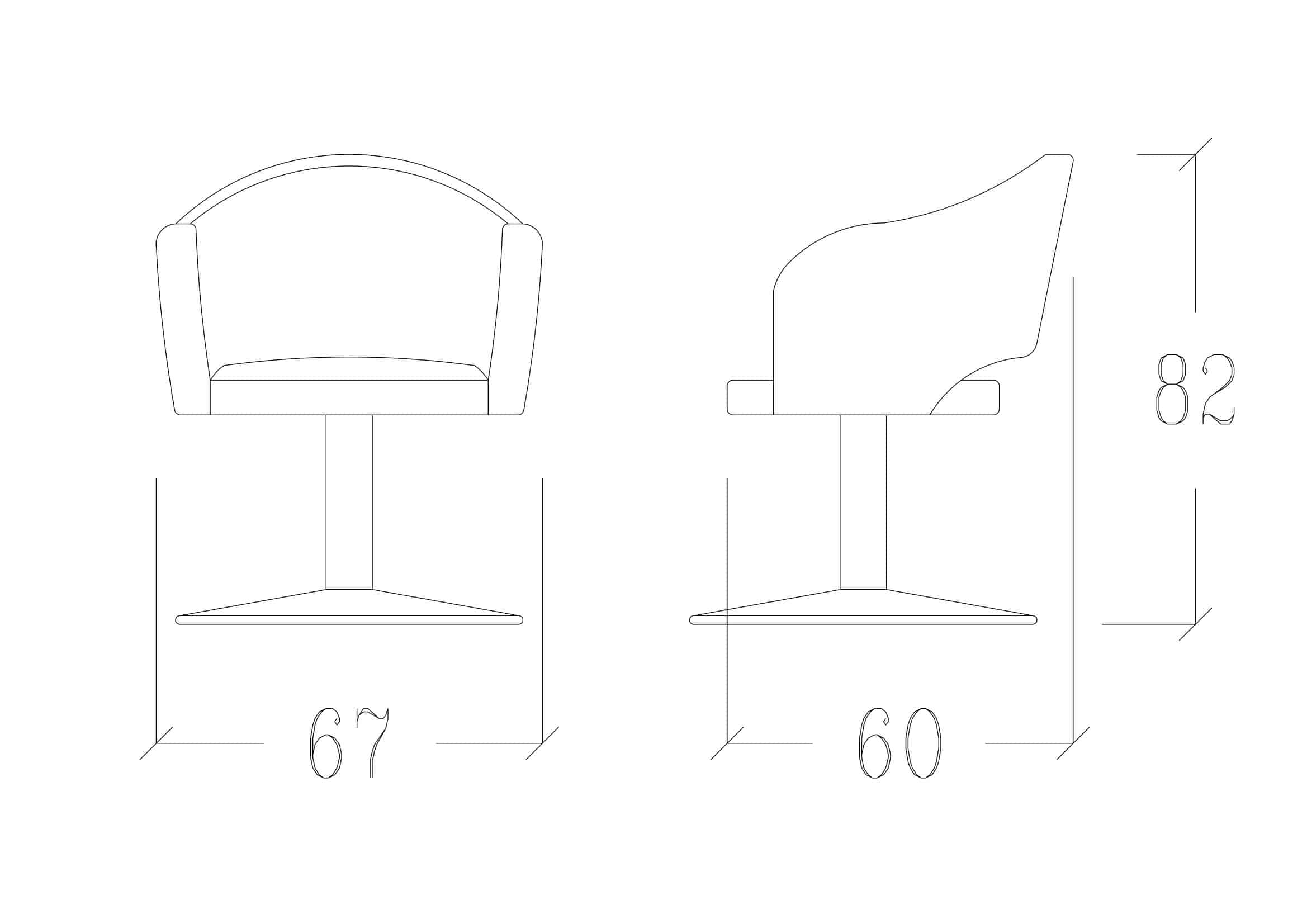 Frizerska stolica Oxford