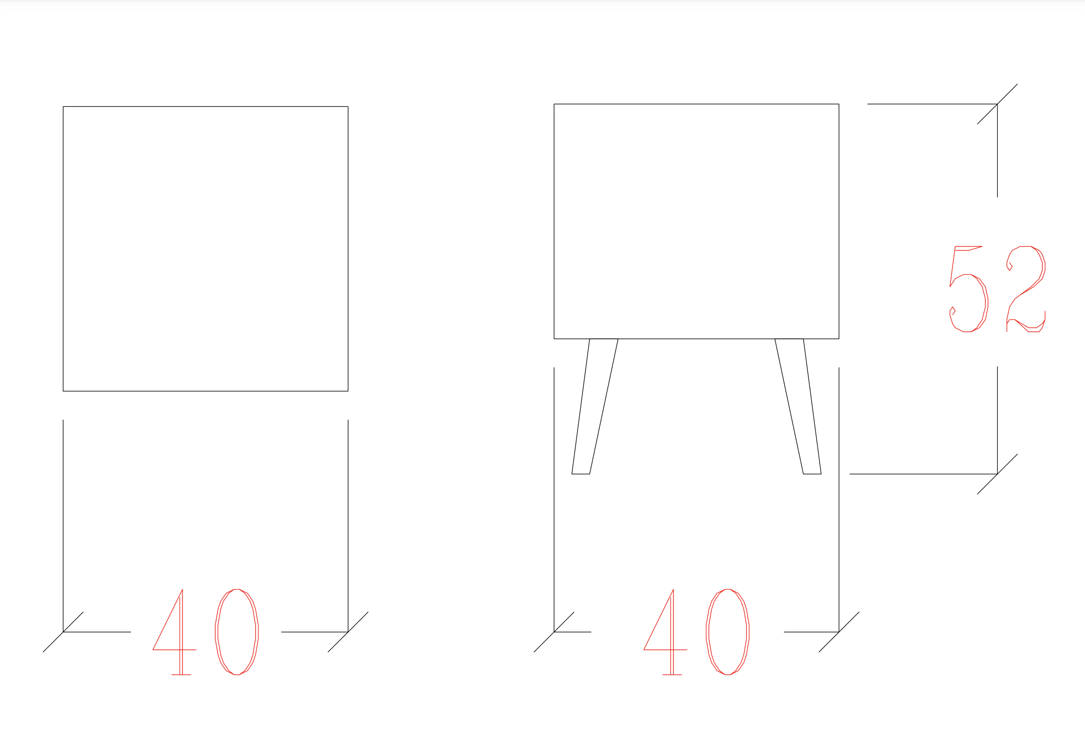 Tabure za čekaonicu Quadrotto