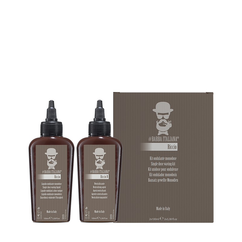 BI - RICCIO - Komplet za trajnu ondulaciju 1 primjena (losion za sve tipove kose i neutralizator) 2 x 100 ml