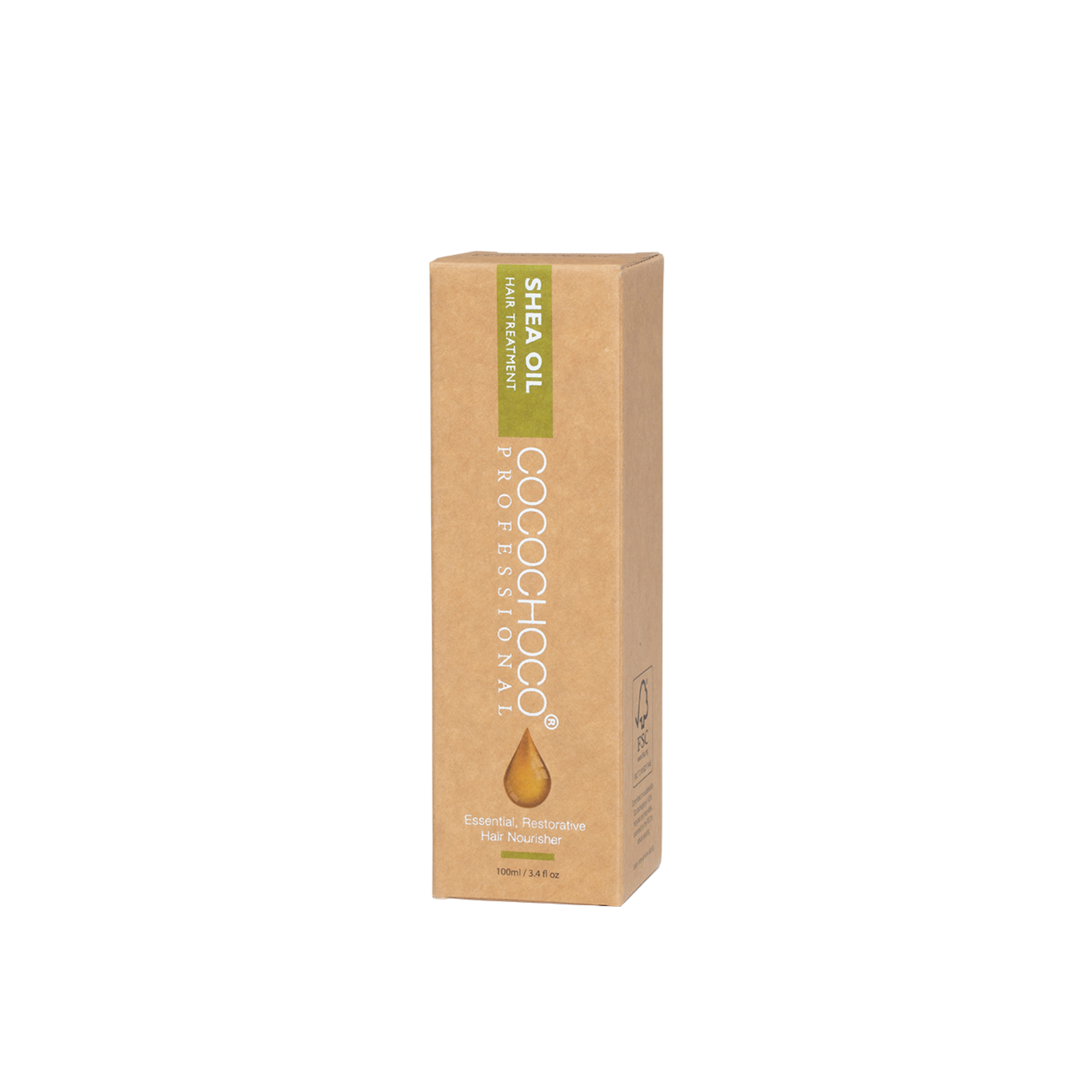 Pakiranje Cocochoco Shea Butter (Karite) ulja za kosu 100 ml – vegansko ulje bez parabena i sulfata