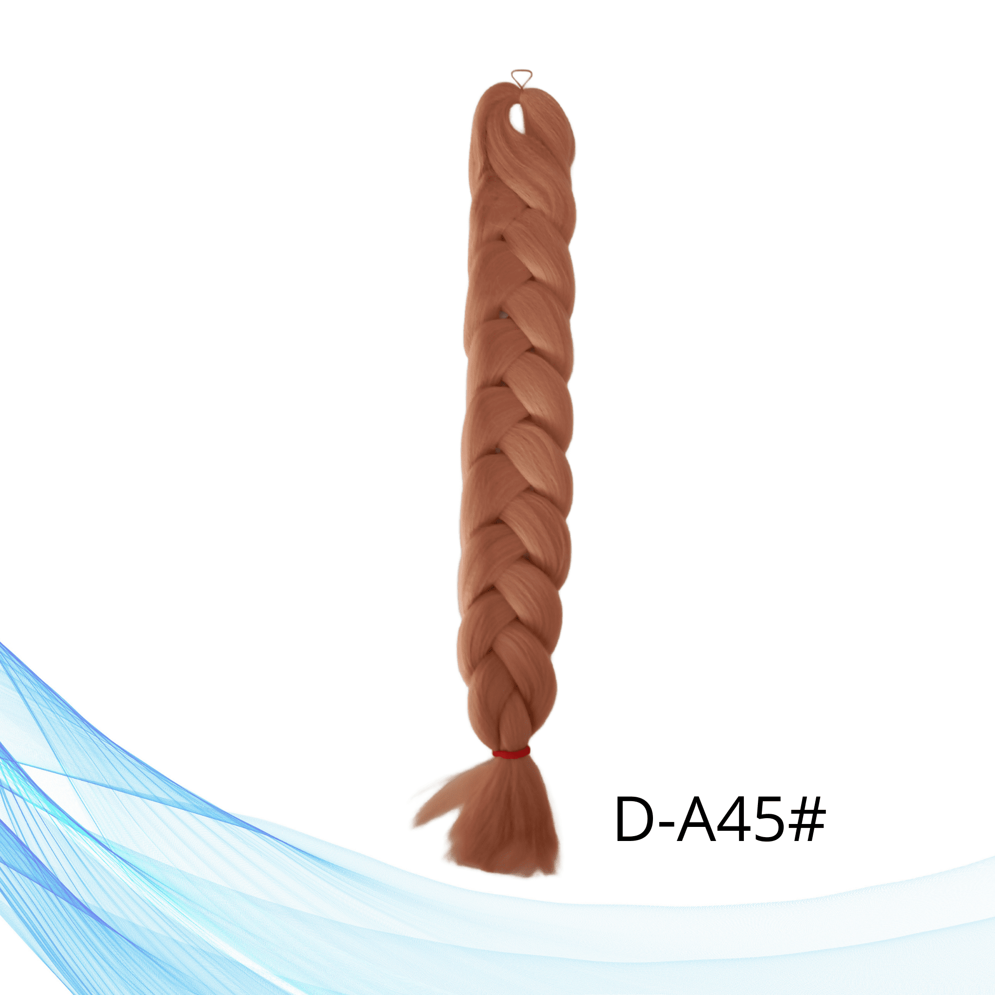 Jednobojna Kanekalon umjetna kosa za pletenice i ekstenzije u svijetlo smeđoj boji