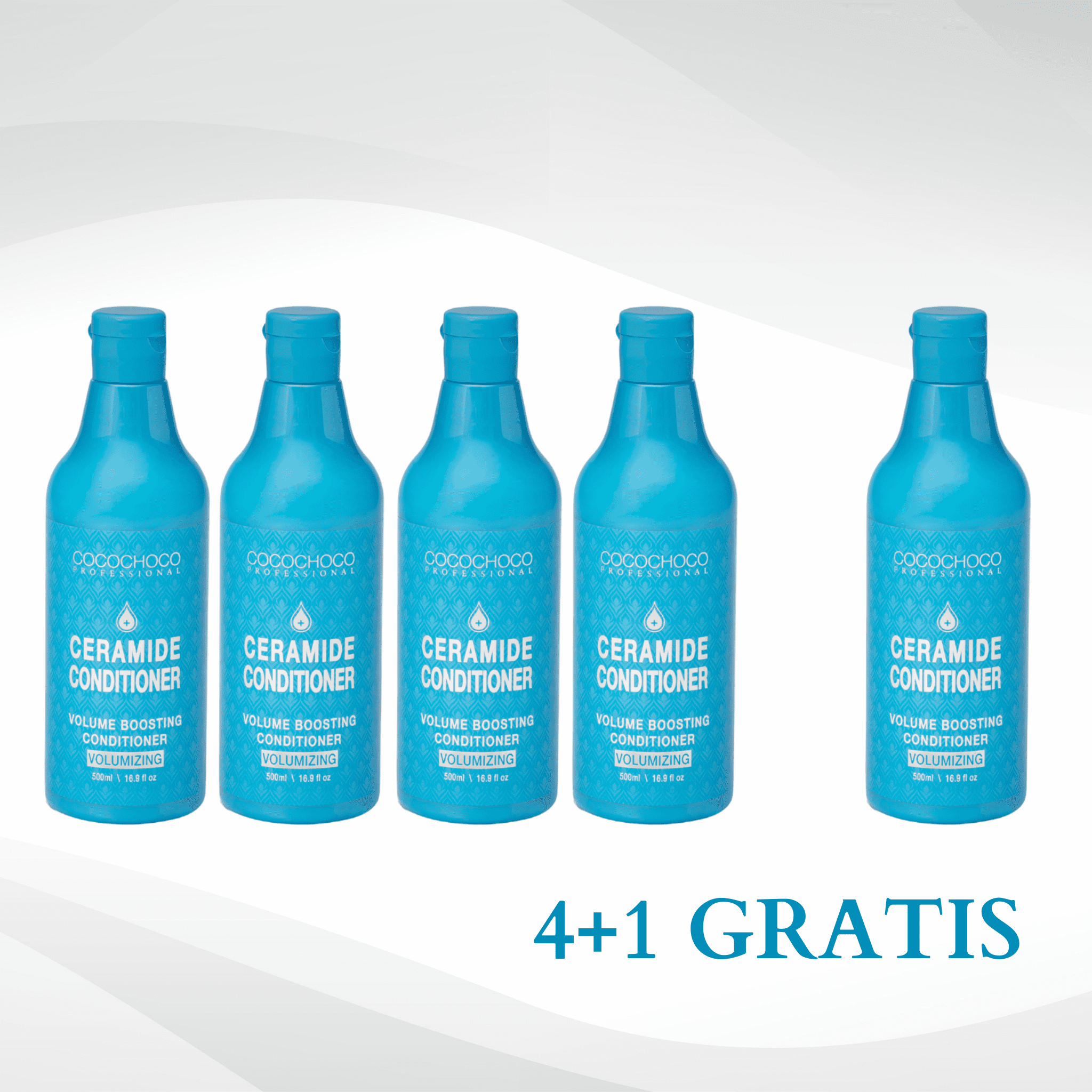 4+1 GRATIS Ceramide regenerator za volumen bez sulfata 500 ml