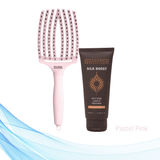 Cocochoco Silk Boost Split Ends Leave in Treatment 100 ml and Olivia Garden Fingerbrush