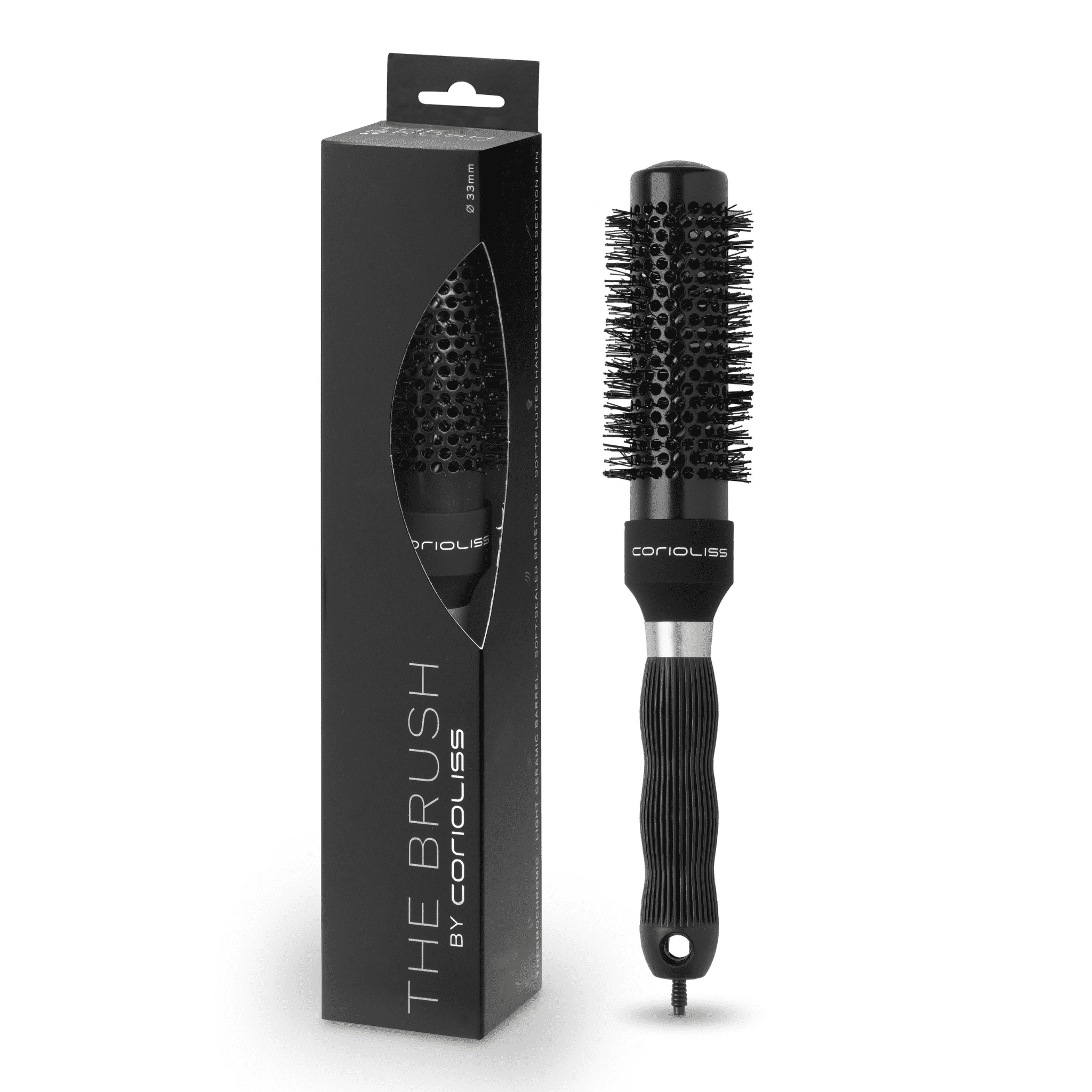 Corioliss keramička četka za feniranje 33 mm – profesionalna turmalinska keramička četka za sjaj i kontrolu kose