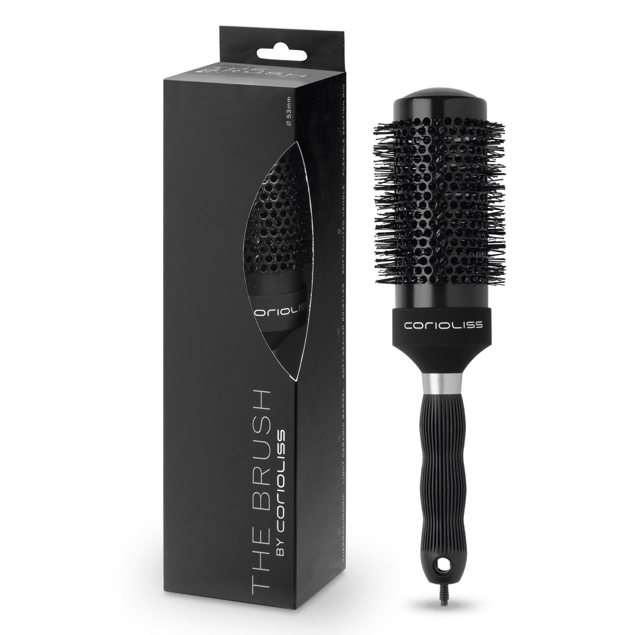 Corioliss keramička četka za feniranje 53 mm - crna