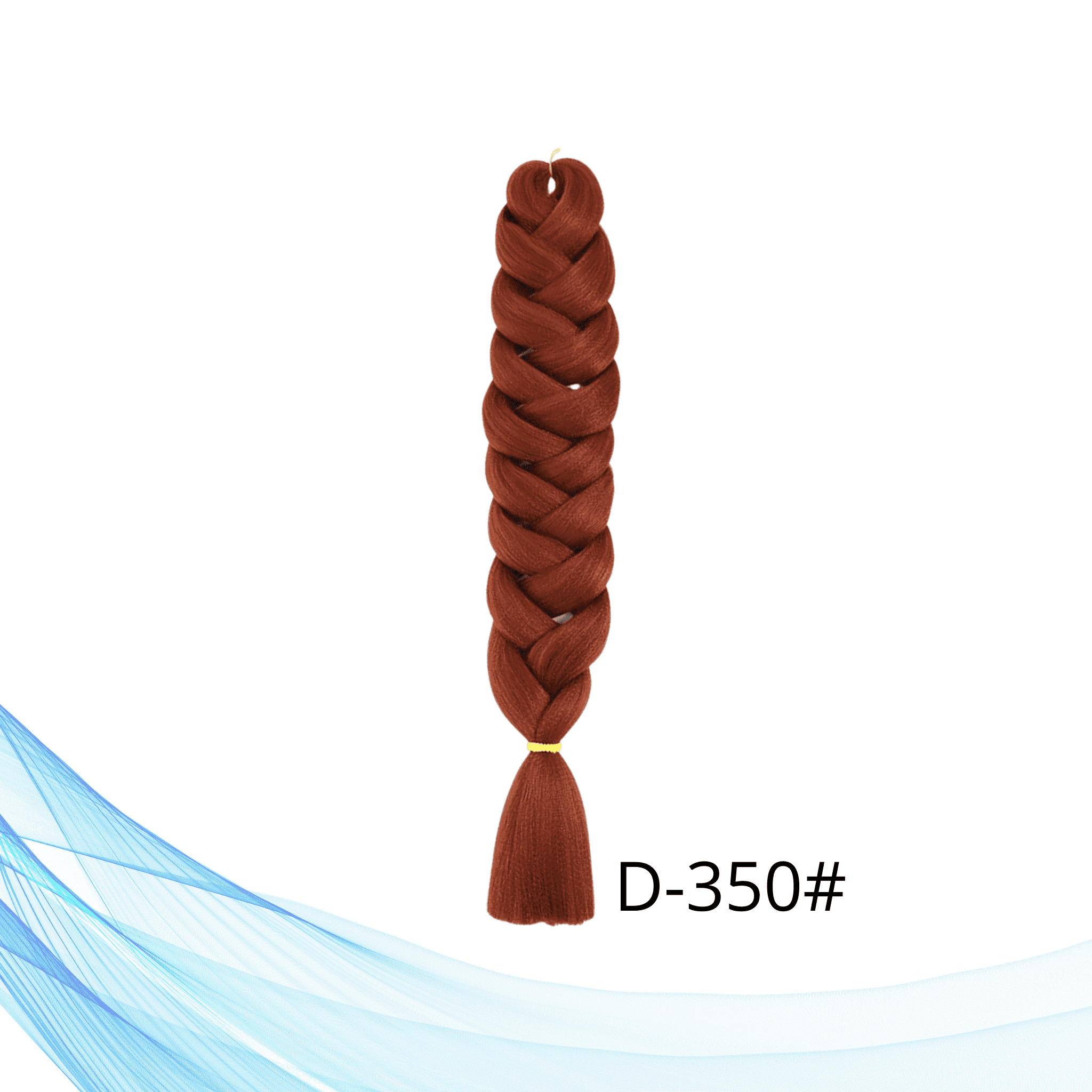 Jednobojna kanekalon kosa za pletenice u crvenoj boji