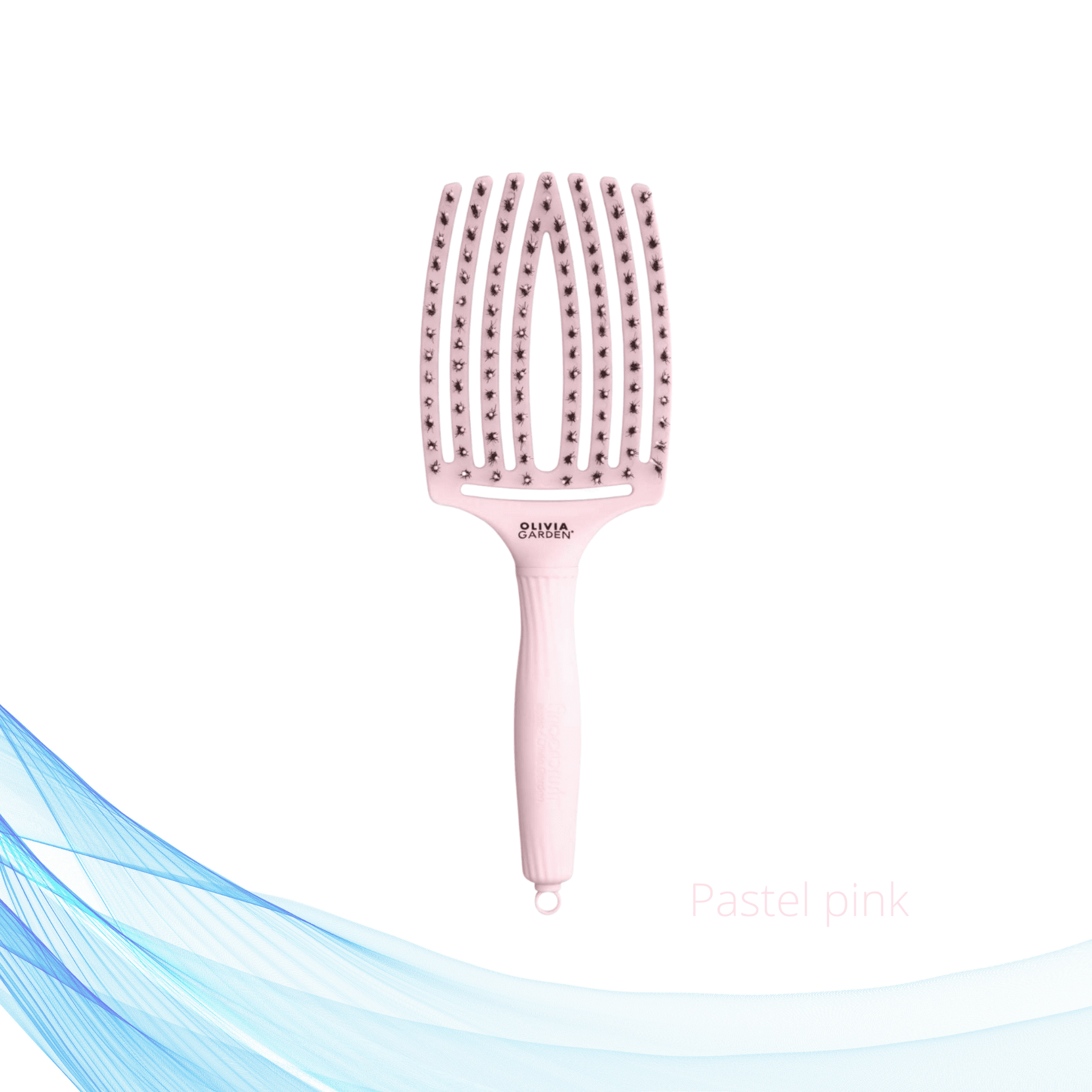 Olivia Garden Fingerbrush četka za kosu Large u pastel pink boji