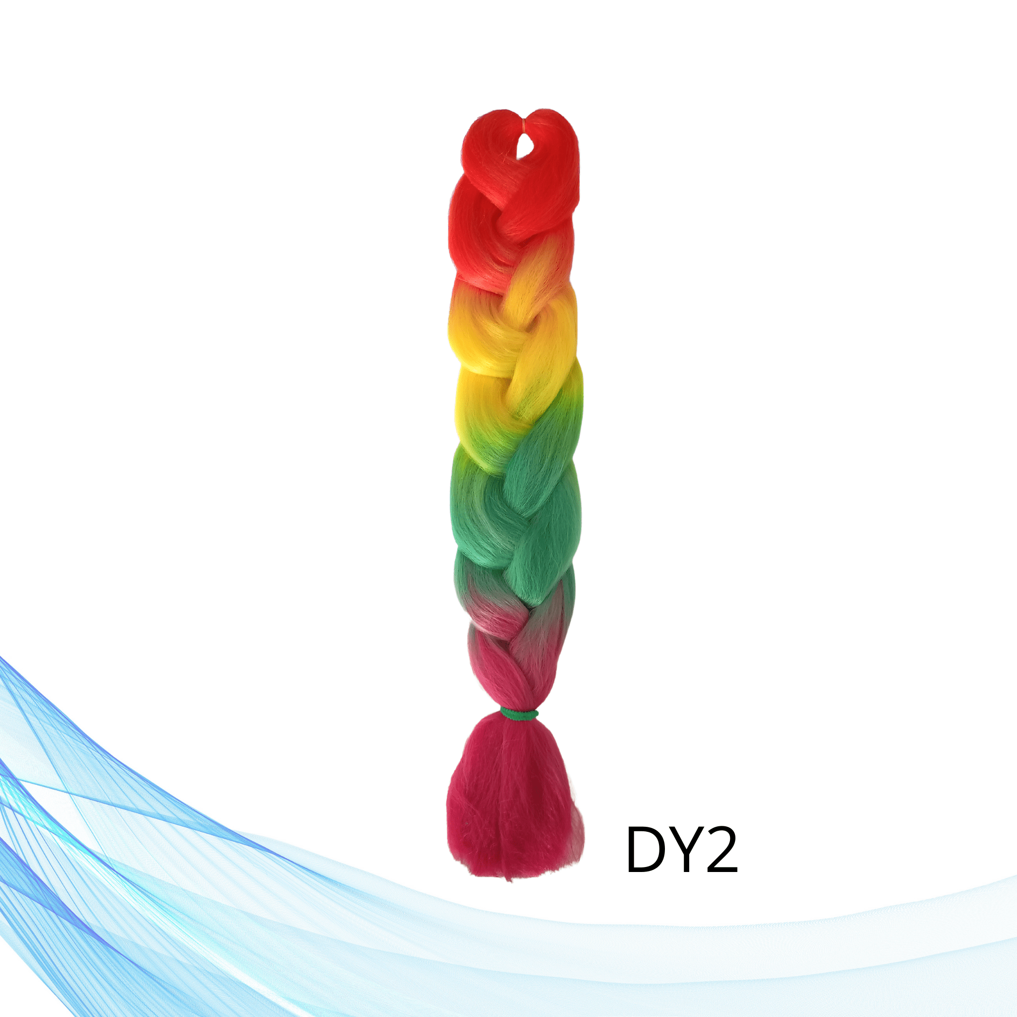 Kanekalon višebojna kosa